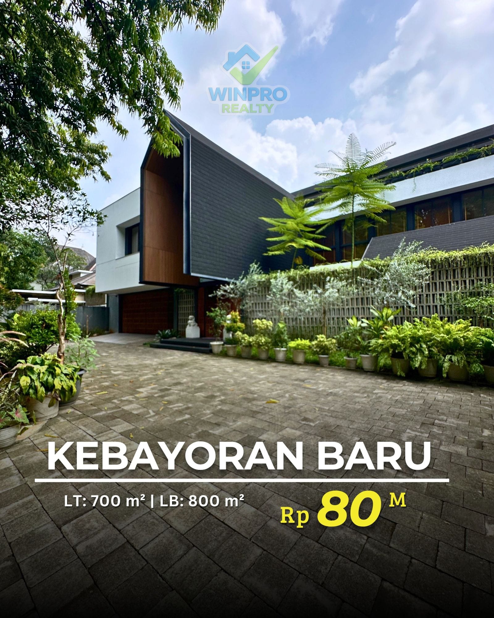 Dijual Rumah Brand New di Kebayoran Baru