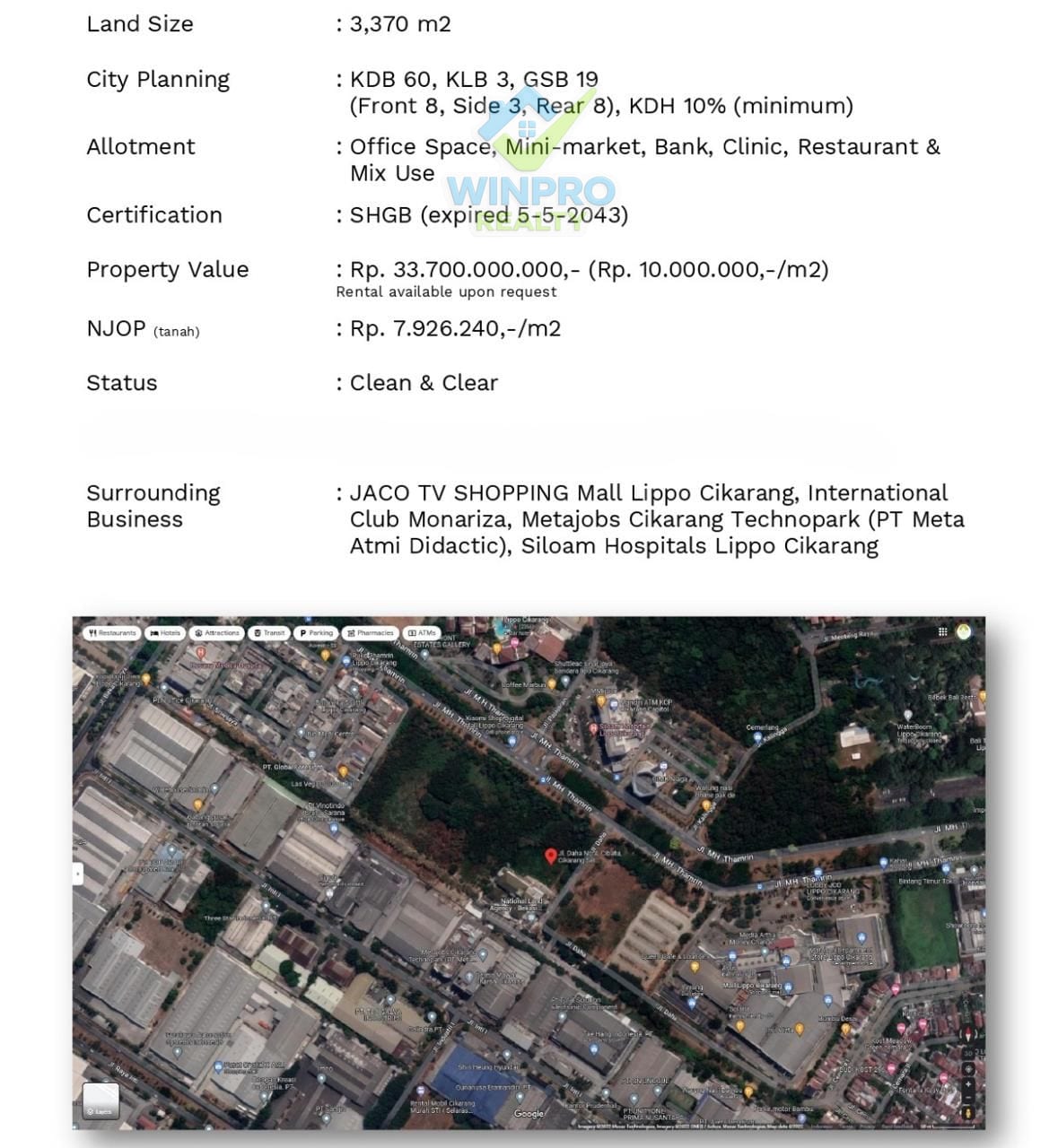 Tanah Lippo Cikarang