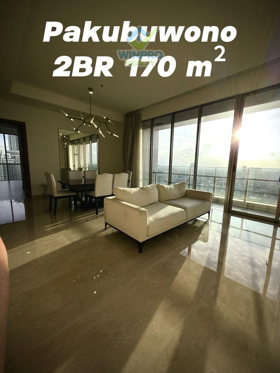 Dijual Pakubuwono Spring, Tower Applewood - 2+1 BR 170 m2