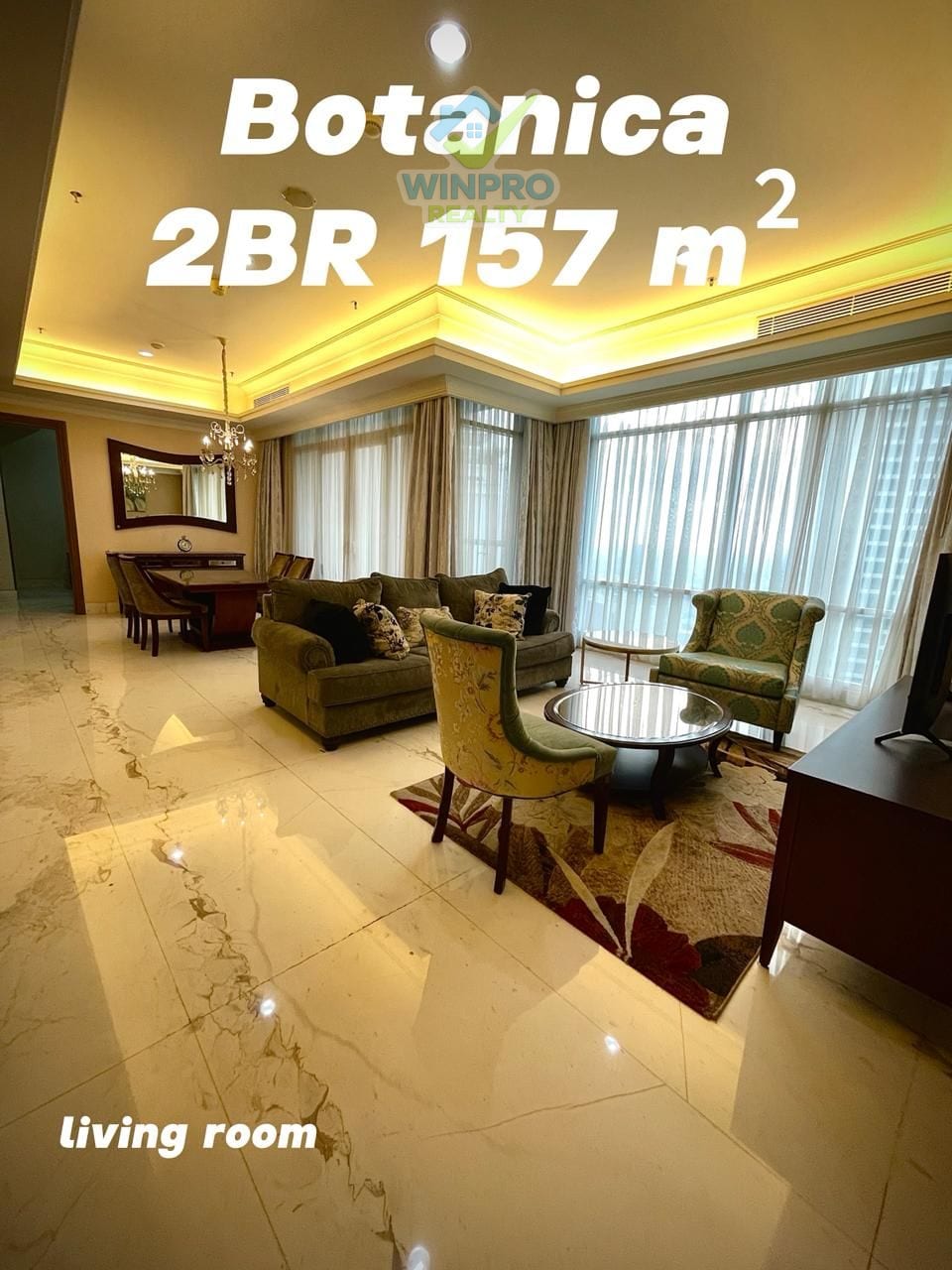 Apartemen Botanica 2 BR
